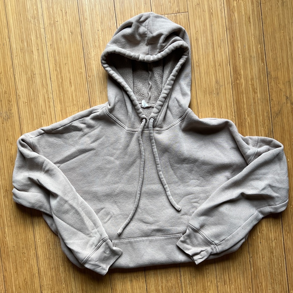 *SOLD*bella+canvas beige/peach hoodie